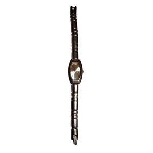 Rumours Quartz Silver Link Bracelet Watch Steel Back Clasp